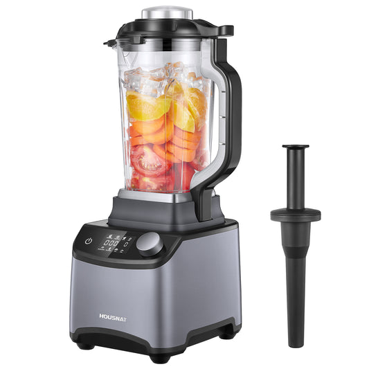 Smoothie Blender, Blender for Shakes and Smoothies, 1200W Professional HOUSNAT Countertop Blender for Kitchen, 8 Smart Presets, 8 Speeds, 60OZ BPA Free Pitcher, Infinite Rotary Control
