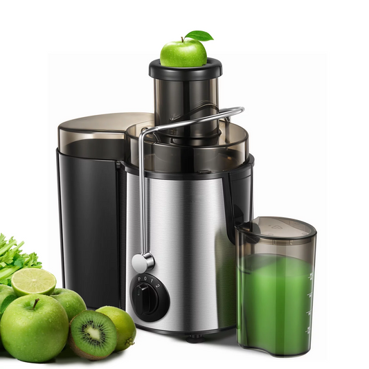 HOUSNAT Juicer Machines Vegetable and Fruit with 3-Speed Setting, Upgraded Version 400W Motor