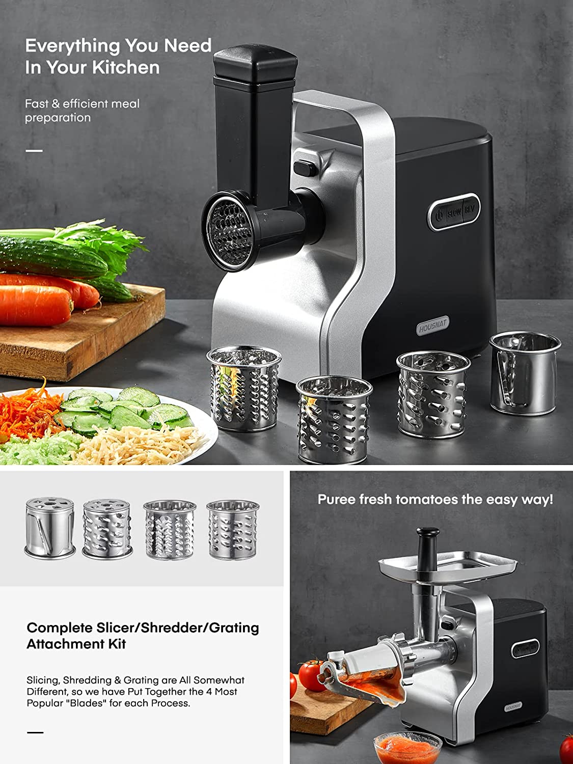 Household Mini Electric Food Meat Grinder Chopper Multifunctional Comm –  RAF Appliances